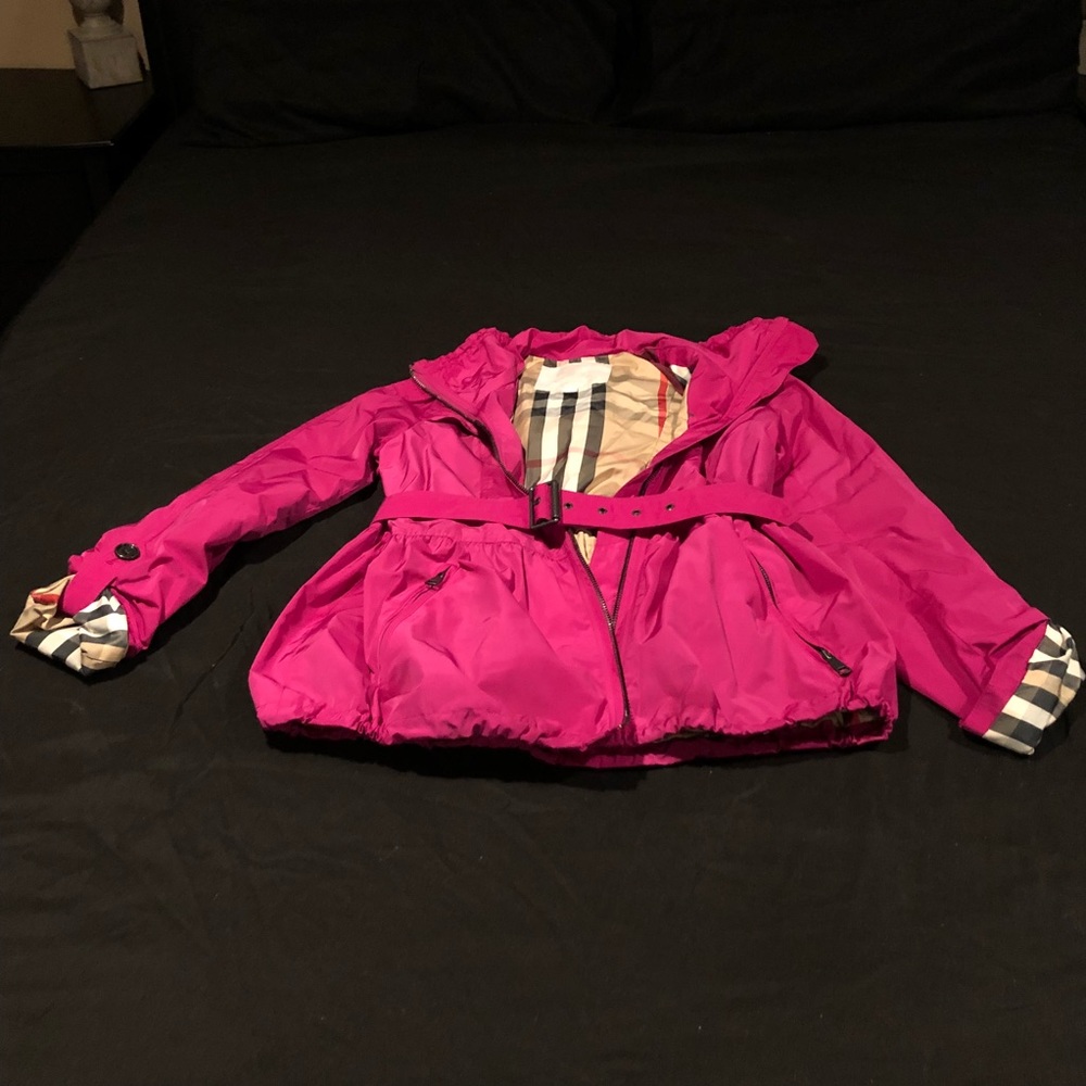 Little girls Burberry jacket size 14